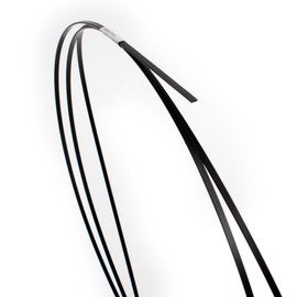 StewMac Black Plastic Binding, .020" x .075" (.51mm x 1.90mm)