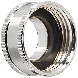 Plumb Pak PP800-64LF Dual Threaded Faucet Aerator Hose Adapter, 55/64-27 Id X 3/4-11-1/2 Od, 3/4" x 11-1/2"