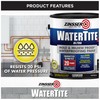 Zinsser 270267 WaterTite LX Ultra Waterproofing Paint, Gallon, White