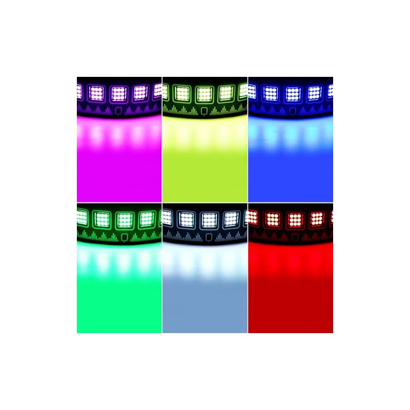 LED RGB Disco DJ Strobe Licht Party Feiertag Weihnachtsmusik Club