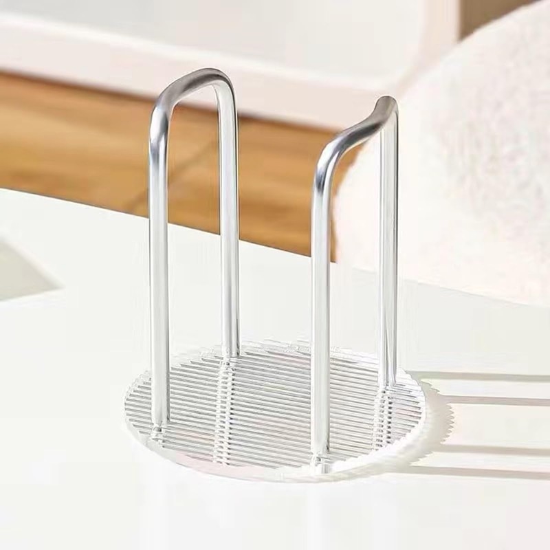 Elegant Acrylic Cup Holder Disposable Cup Storage Organizer Home Coffee