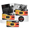 Disposable Camera Bundle with Novocolor APM401010 Single-Use Film Cameras with