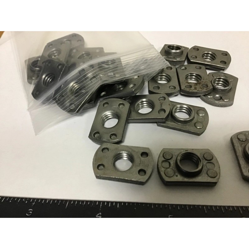 Buckeye Qty (25) Buckeye QN 3316 Weld Nuts, 3/8-16 Threads,