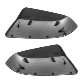 KYYET Driver & Passeger Side Gloss Black Mirror Cap Cover fits For Toyota Tundra Sequoia 2007-2021 Repace 87915-0C040, 87945-0C020