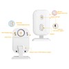 GREENCYCLE Motion Sensor Alarm Receiver, Pair with Magnetic Door Alarm