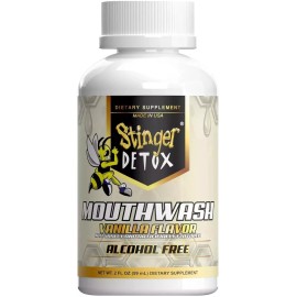Stinger Detox Mouthwash - Vanilla Flavor - 2 fl. oz. - Natural Ingredients