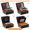 ENGPOW Fireproof Document Box with Lock, Fireproof Water Resistant Heat