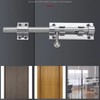 5" Slide Gate Latch Bolt, Stainless Steel Heavy Duty Solid