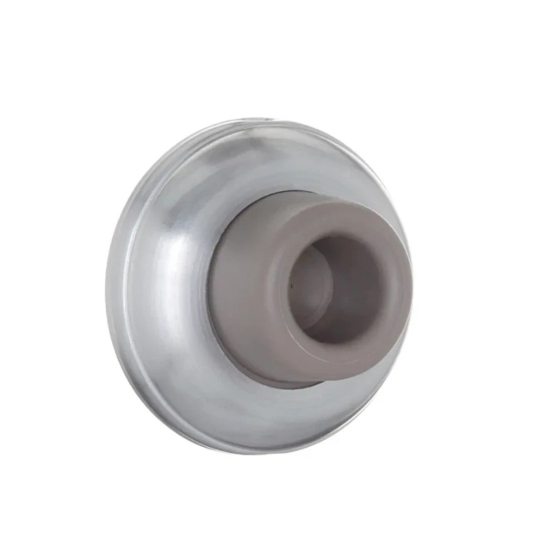 Everbilt Satin Chrome Commercial Grade Wall Door Stopper Wall Protector