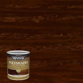 Minwax PolyShades Wood Stain + Polyurethane Finish – Quart, Mission Oak, Satin
