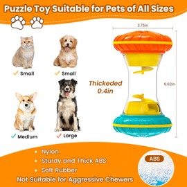 BoYoYo Interactive Dog Puzzle Toys for Boredom, Dogs Enrichment Toy to Keep Them Busy, Treat Dispensing Slow Feeder