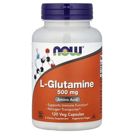 NOW Foods, L. Glutamine, 500mg, Veggie Capsules 120 Tablets / NOW Foods (나우푸드), L. 글루타민, 500mg, 베지 캡슐 120정