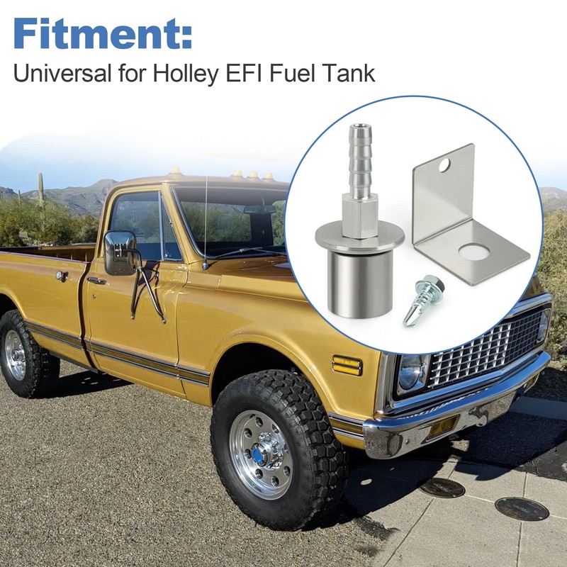 Fuel Tank Vent Roll Over Valve with Bracket Kit Remote