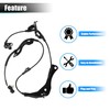 X AUTOHAUX 1 Pcs Front Right ABS Wheel Speed Sensor