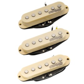 Wilkinson M-Series Hight Output Alnico 5 Single Coil Pickups Pickup Kit for Strat Style Electric Guitar - Cream