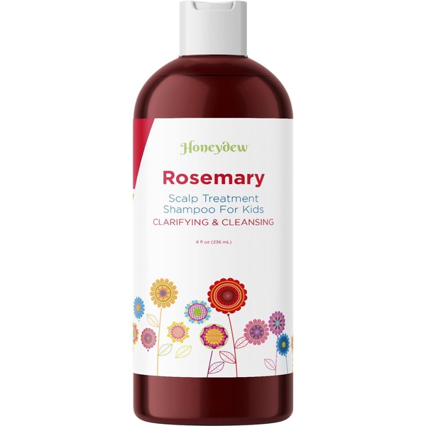 Kids Shampoo for Dry Scalp Care - Cleansing Sulfate Free Shampoo for Kids with Tea Tree Oil and Rosemary for Build Up and Dry Scalp Treatment - Scalp Moisturizer and Dry Scalp Shampoo for Flakes
