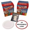 Reusable Canning Lids Bundle Includes 24 Wide Mouth Tattler Lids