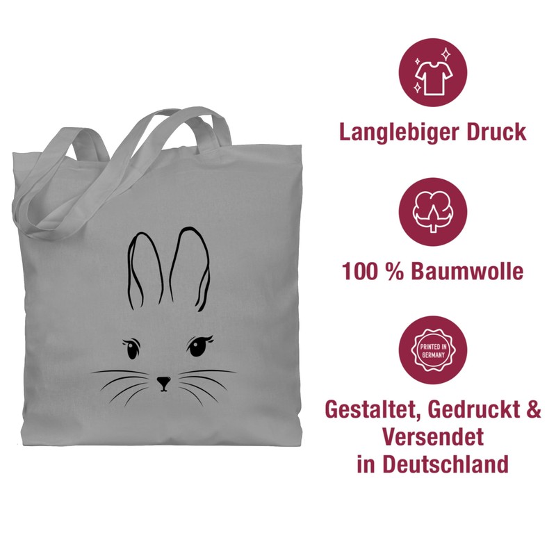 Shirtracer - Cotton Bag - Easter Gift Easter - Rabbit