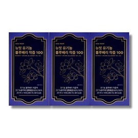 Healthnara New Meet Organic Blueberry Juice 100 14 packs 3 (44099238) / 건강나라 뉴밋 유기농 블루베리 착즙 100 14포 3개 (44099238)