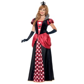 Smiffys mens Royal Red Queen Costume, Red, XL - US Size 18-20
