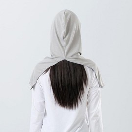 Hooded Cooling Towel Scarf: Sports UV Protection & Sweat Absorption Shower Towel Black