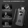 5-in-1 Torch Lighter with Cutter, Punch, Holder, and Draw Enhancer