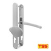 TSS UPVC Door Handles Set - Lever Moveable Pad -
