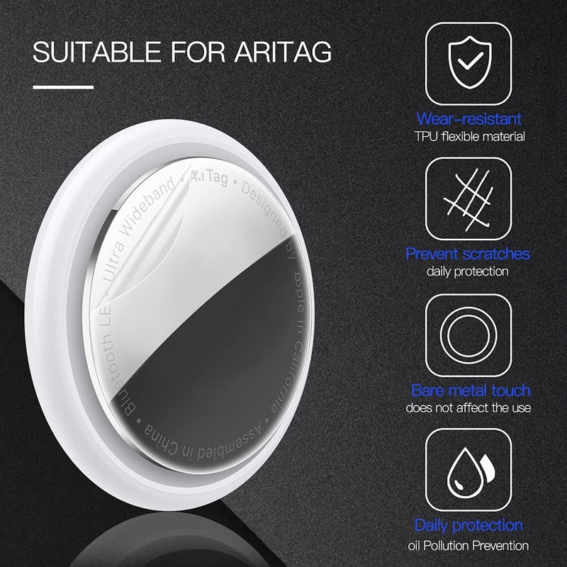 AWINNER Airtag Protective Film Protector (Front and Back) Ultra Clear