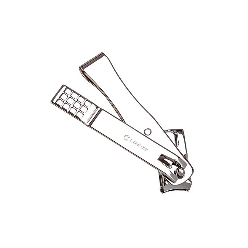 Basicare Erganomic Designed Handled Rotary Nail Clipper Perfect For Travel
