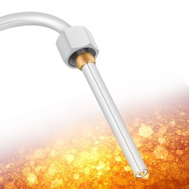 EGT K Type Thermocouple, 1/8in NPT EGT Thermocouple K Type Mini K Type Connector for Exhaust Gas Temp Probe with Exposed Tip and Connector, 0-1100 ℃ Measuring Rang