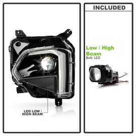 KEEKPO - For 2022-2023 Chevy Traverse w/o LED DRL Factory Style Projector Headlight Headlight Replacement Driver Side