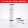 ZWILLING Enfinigy Motorized Electric Salt/Pepper Mill - LED Lighted, White