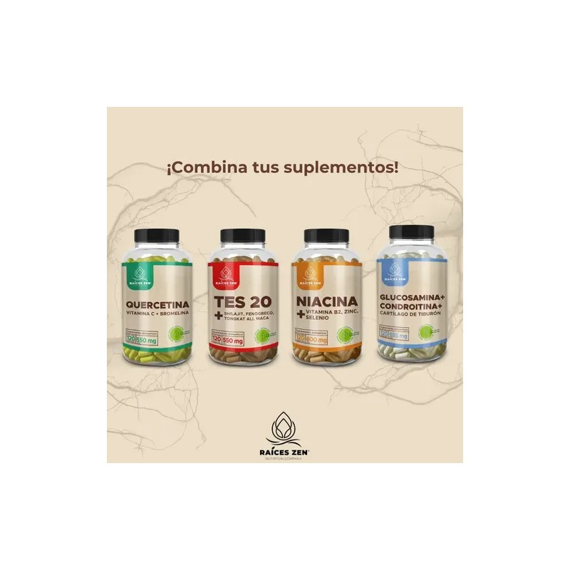 Citrato de Magnesio y Potasio 120 Cápsulas Raíces Zen Super