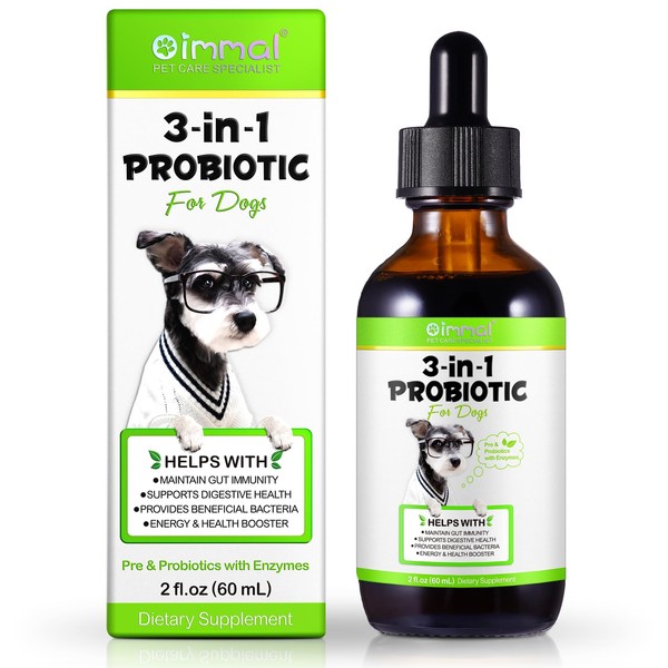Probiotic for Dogs,3 in 1 probiotics Drops for Gut Health,Relieve