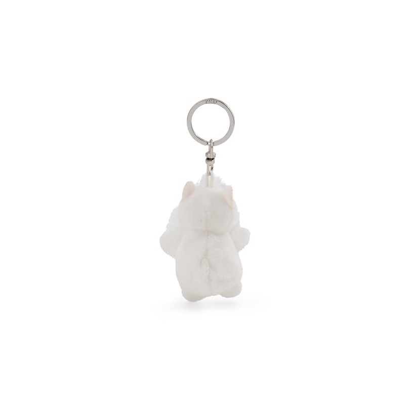 NICI Key Ring Dog White with Heart 5 cm