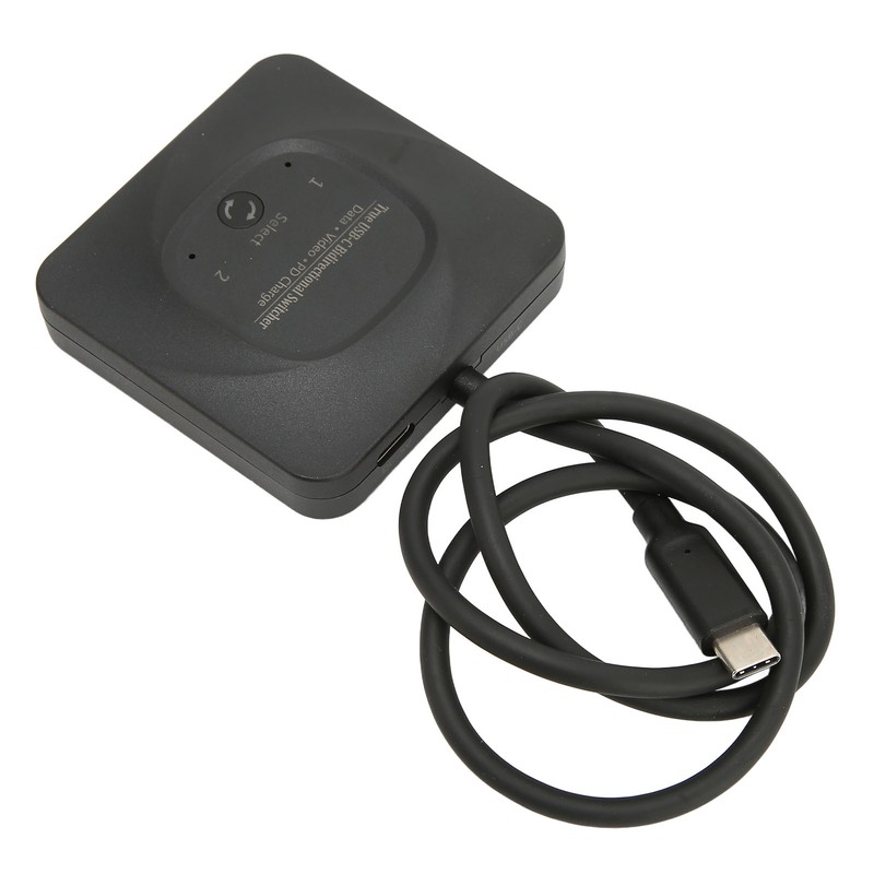 USB C Switch 2 in 1 Output Plug and Play