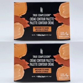 Black Radiance Lot Of 2 Black Radiance True Complexion Creme Contour Palette, Medium to Dark