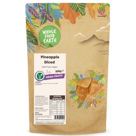 Wholefood Earth Pineapple Diced 500 g | GMO Free |