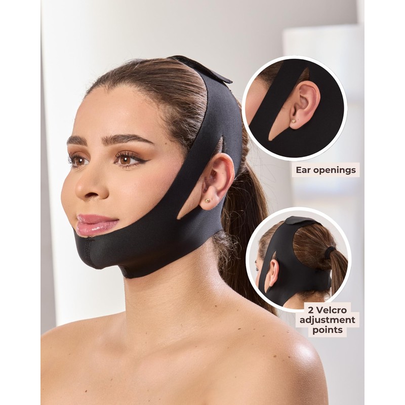 SHAPE CONCEPT Chin Strap for Sleeping 317 Medium Compression Double