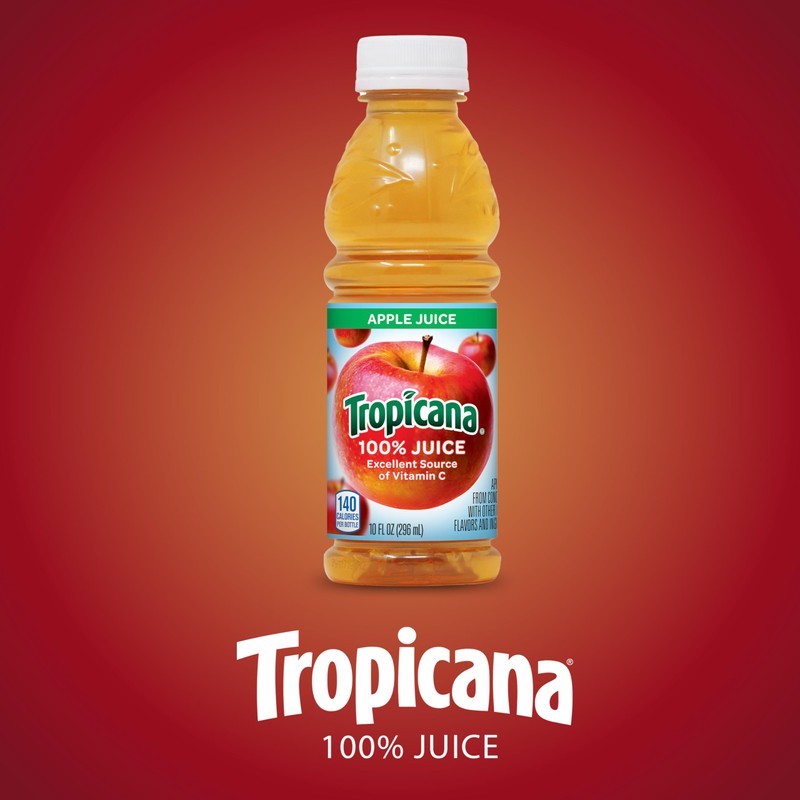 Tropicana Apple Juice, 10 Ounce (Pack of 24)