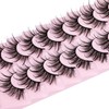 False Eyelashes Fluffy Faux Mink Lashes Wispy Fairy Cat Eye