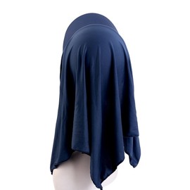 BUDUBIBI Headscarf Baseball Cap, Ethnic Turban Wide Scraf Head Wrap Sun Hat Hair Loss Summer Beach Outdoor Sport Cap for Men Women, White