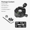 Koolehaoda Panorama Tripod Head 360 Degree Rotation Panoramic Head Aluminium