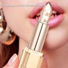 Transferproof Colour Changing Lipstick,Colour Changing Lip Balm with Gold Foil,Long