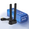 Eightwood 9dBi WiFi 6E Antenna Tri-Band 6GHz 5GHz 2.4GHz Magnetic