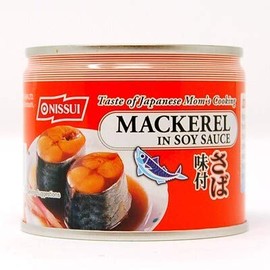 Nissui Saba Ajitsuke (Mackerel in Soy Sauce Paste) 6.70oz (10 Pack)