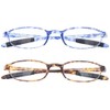 Mcoorn Lightweight Reading Glasses,Flexible(Memory Plastic) Readers,Unbreakable reading for Men and