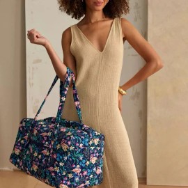 VERA BRADLEY~Iconic Large Travel Duffel Bag~FLAMINGO GARDEN~FABULOU