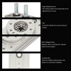 Rotary Pneumatic Air Cylinder 0 to 190 Degree Adjustable Aluminum