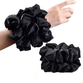 Mythya Coleteros de Satén, Ligas para Peinar el Cabello, Color Morandi Coleteros de Satén, Diadema Suave